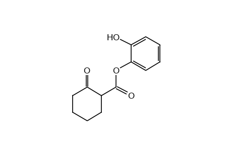 2-oxocyclohexanecarboxylic acid, o-hydroxyphenyl ester