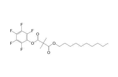 Dimethylmalonic acid, decyl pentafluorophenyl ester