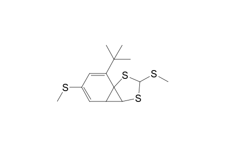 4,9-bis(Methylthio)-7-(t-butyl)-3,5-dithiatricyclo[4.4.0.0(2,6)]deca-7,9-diene