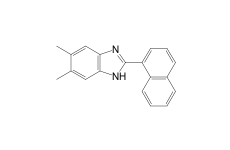 5,6-dimethyl-2-(1-naphthyl)benzimidazole