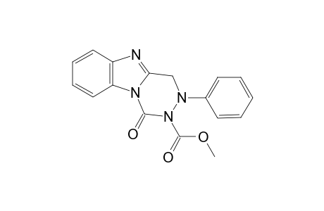 1-oxo-3-phenyl-3,4-dihydrobenzo[4,5]imidazo[1,2-d][1,2,4]triazin-2(1H)-carboxylic acid methyl ester