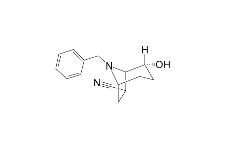 8-BENZYL-2-ENDO-HYDROXY-8-AZABICYCLO-[3.2.1]-OCTANE-7-ENDO-CARBONITRILE