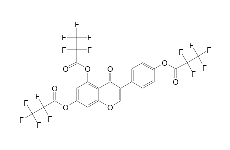 Genistein, o,o',o''-tri(pentafluoropropionyl)-