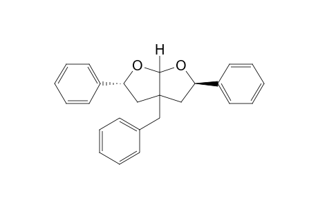 (2.beta.,3a.alpha.,5.alpha.,6a.alpha.)-3a-Benzyl-2,5-diphenyl-2,3,3a,4,5,6a-hexahydrofuro[2,3-b]furan