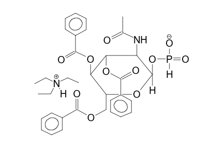 2-ACETAMIDO-2-DEOXY-3,4,6-TRI-O-BENZOYL-ALPHA-D-GLUCOPYRANOSYLPHOSPHITE, TRIETHYLAMMONIUM SALT