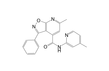 isoxazolo[5,4-b]pyridine-4-carboxamide, 6-methyl-N-(4-methyl-2-pyridinyl)-3-phenyl-