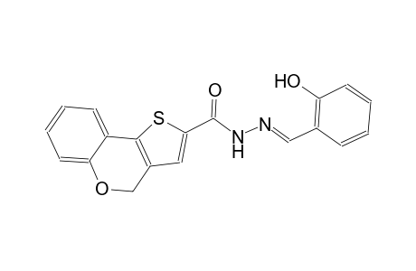 N'-[(E)-(2-hydroxyphenyl)methylidene]-4H-thieno[3,2-c]chromene-2-carbohydrazide