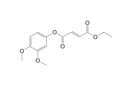 Fumaric acid, ethyl 3,4-dimethoxyphenyl ester