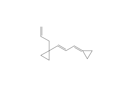 Trans-1-(3""""-cyclopropylidenepropen-1""""-yl)-1-(propen-3'-yl)cyclopropane