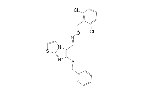 6-(BENZYLTHIO)IMIDAZO[2,1-b]THIAZOLE-5-CARBOXALDEHYDE, O-(2,6-DICHLOROBENZYL)OXIME