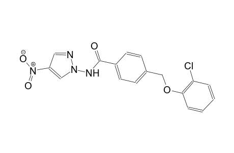 4-[(2-chlorophenoxy)methyl]-N-(4-nitro-1H-pyrazol-1-yl)benzamide