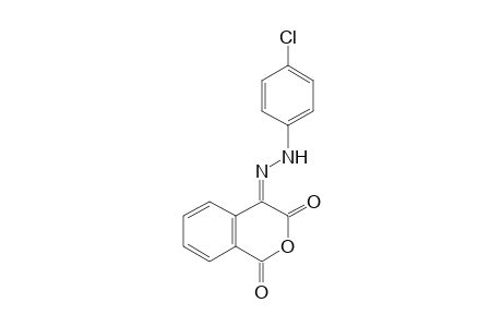 (o-CARBOXYPHENYL)GLYOXYLIC ACID, CYCLIC ANHYDRIDE, 2-[(p-CHLOROPHENYL)HYDRAZONE]