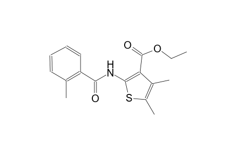 Ethyl 4,5-dimethyl-2-[(2-methylbenzoyl)amino]-3-thiophenecarboxylate