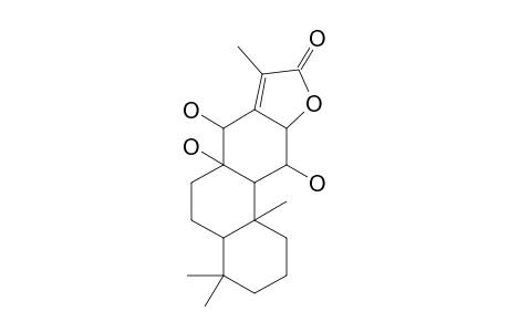 ENT-8-ALPHA,11-BETA,14-BETA-TRIHYDROXY-13-(15)-ABIETEN-16,12-OLIDE