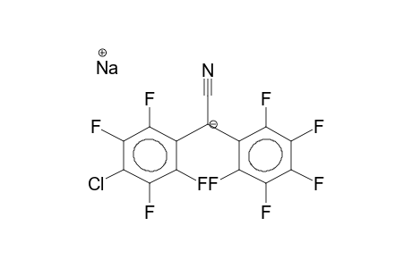 PENTAFLUOROPHENYL(4-CHLOROTETRAFLUOROPHENYL)ACETONITRILE, SODIUM SALT