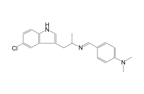 1H-indole-3-ethanamine, 5-chloro-N-[(E)-[4-(dimethylamino)phenyl]methylidene]-alpha-methyl-