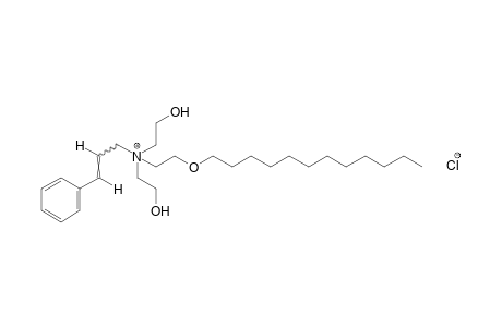 bis(2-hydroxyethyl)cinnamyl[2-(dodecyloxy)ethyl]ammonium chloride