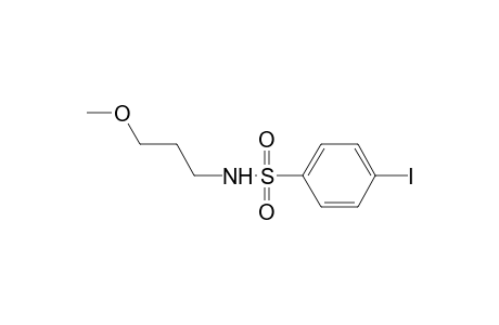 4-iodo-N-(3-methoxypropyl)benzene-1-sulfonamide
