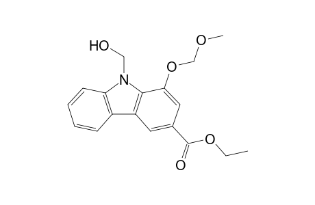 1-(methoxymethoxy)-9-methylol-carbazole-3-carboxylic acid ethyl ester