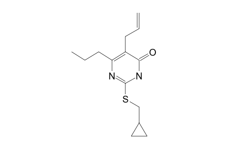 5-allyl-2-[(cyclopropylmethyl)thio]-6-propyl-4(3H)-pyrimidinone