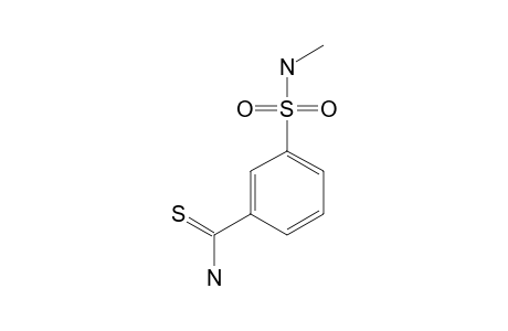 m-(methylsulfamoyl)thiobenzamide