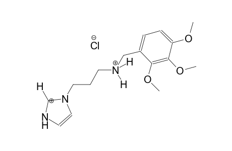 3-(3-((2,3,4-trimethoxybenzyl)ammonio)propyl)-1H-imidazol-3-ium chloride