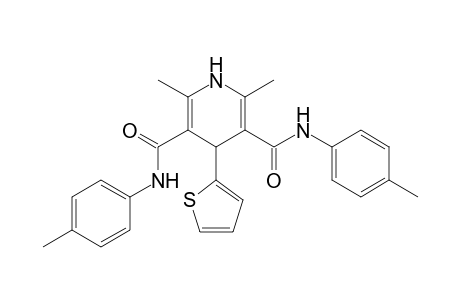 4-(2-Thienyl)-2,6-dimethyl-3,5-bis-N-(4-methylphenyl)-carbamoyl-1,4-dihydro-pyridine