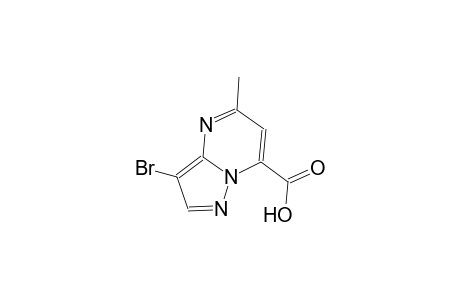 pyrazolo[1,5-a]pyrimidine-7-carboxylic acid, 3-bromo-5-methyl-