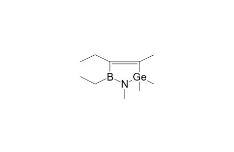1H-1,2,5-Azagermaborole, 4,5-diethyl-2,5-dihydro-1,2,2,3-tetramethyl-