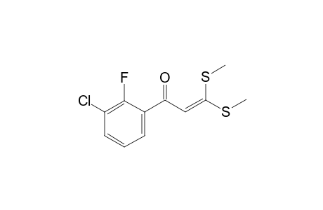 Propenone, 1-(3-chloro-2-fluorophenyl)-3,3-bis(methylthio)-