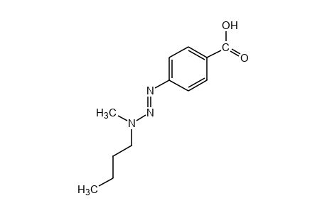 p-(3-butyl-3-methyl-1-triazeno)benzoic acid