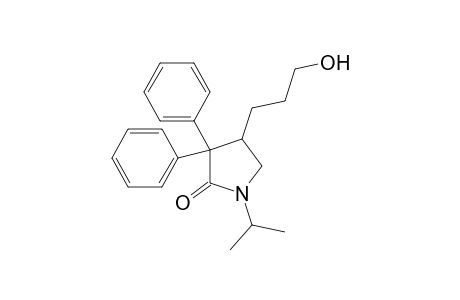 3,3-diphenyl-4-(3-hydroxypropyl)-1-isopropyl-2-pyrrolidinone