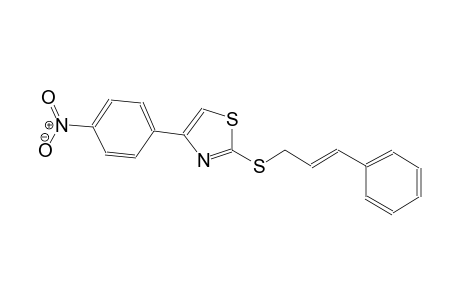 Thiazole, 4-(4-nitrophenyl)-2-(3-phenyl-2-propenylthio)-