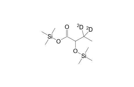 3,3-D2-2-hydroxybutyrate 2TMS