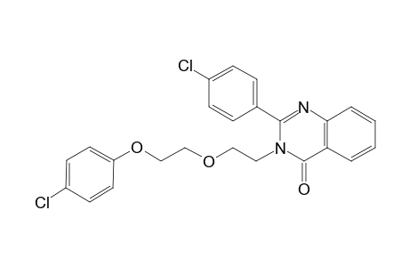 3-{2-[2-(4-chlorophenoxy)ethoxy]ethyl}-2-(4-chlorophenyl)-4(3H)-quinazolinone