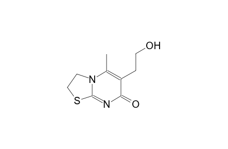 6-(2-hydroxyethyl)-5-methyl-2,3-dihydro-7H-[1,3]thiazolo[3,2-a]pyrimidin-7-one