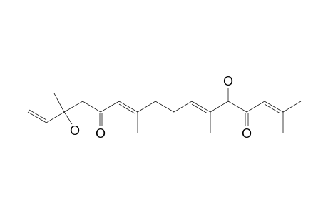 (6E,10E)-3,12-DIHYDROXY-3,7,11,15-TETRAMETHYL-1,6,10,14-HEXADECATETRAEN-5,13-DIONE