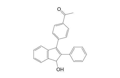 1-(4-(1-Hydroxy-2-phenyl-1H-inden-3-yl)phenyl)ethan-1-one