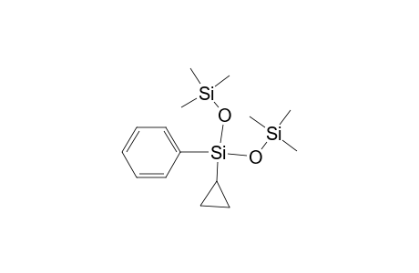 Bis(trimethylsiloxy)phenylcyclopropylsilane