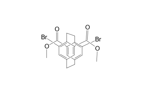 13,16-Dibromo-tricyclo[8.2.2.2*4,7*]hexadeca-1(13),4(16),5,7(15),10(14),11-hexaene-5,12-dicarboxylic acid dimethyl ester