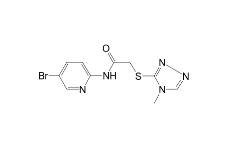 N-(5-Bromo-2-pyridinyl)-2-[(4-methyl-4H-1,2,4-triazol-3-yl)sulfanyl]acetamide