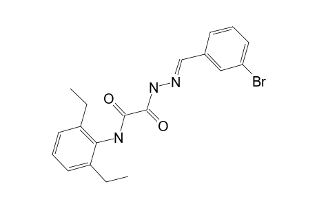 N'-[(E)-(3-bromobenzylidene)amino]-N-(2,6-diethylphenyl)oxamide