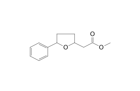 2-Furanacetic acid, tetrahydro-5-phenyl-, methyl ester, trans-