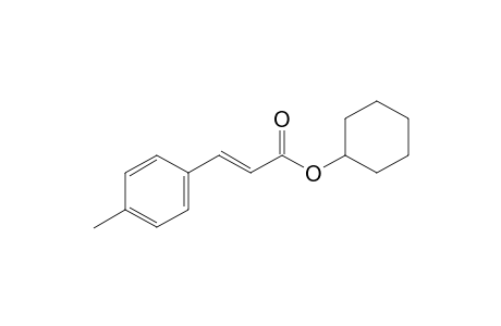 (E)-Cyclohexyl 3-(4-methyl-phenyl)acrylate