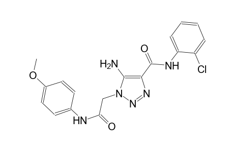 5-amino-N-(2-chlorophenyl)-1-[2-(4-methoxyanilino)-2-oxoethyl]-1H-1,2,3-triazole-4-carboxamide