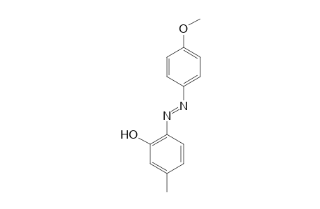 2-[(E)-(4-Methoxyphenyl)diazenyl]-5-methylphenol