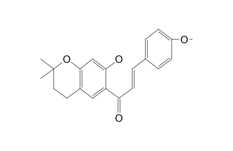 1-(3,4-DIHYDRO-2,2-DIMETHYL-7-HYDROXY-2H-1-BENZOPYRAN-6-YL)-3-(p-METHOXYPHENYL)-2-PROPEN-1-ONE