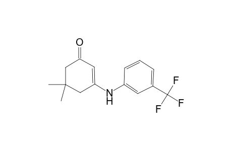 5,5-Dimethyl-3-[3-(trifluoromethyl)anilino]-2-cyclohexen-1-one