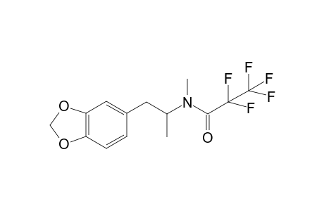 N-(1-(benzo[d][1,3]dioxol-5-yl)propan-2-yl)-2,2,3,3,3-pentafluoro-N-methylpropanamide