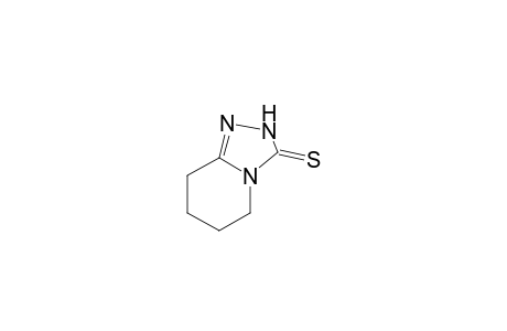 5,6,7,8-tetrahydro-s-triazolo[4,3-a]pyridine-3(2H)-thione